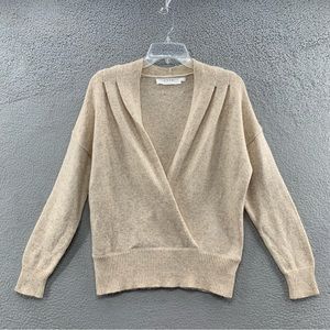 ASTR the Label Wool Blend Wrap Sweater Top S